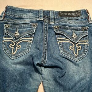 Rock Revival Gwen Easy Boot model jeans Size 26